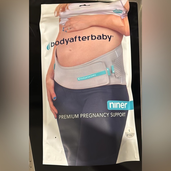 New Bodyafterbaby Niner Premium Pregnancy Support size L gray